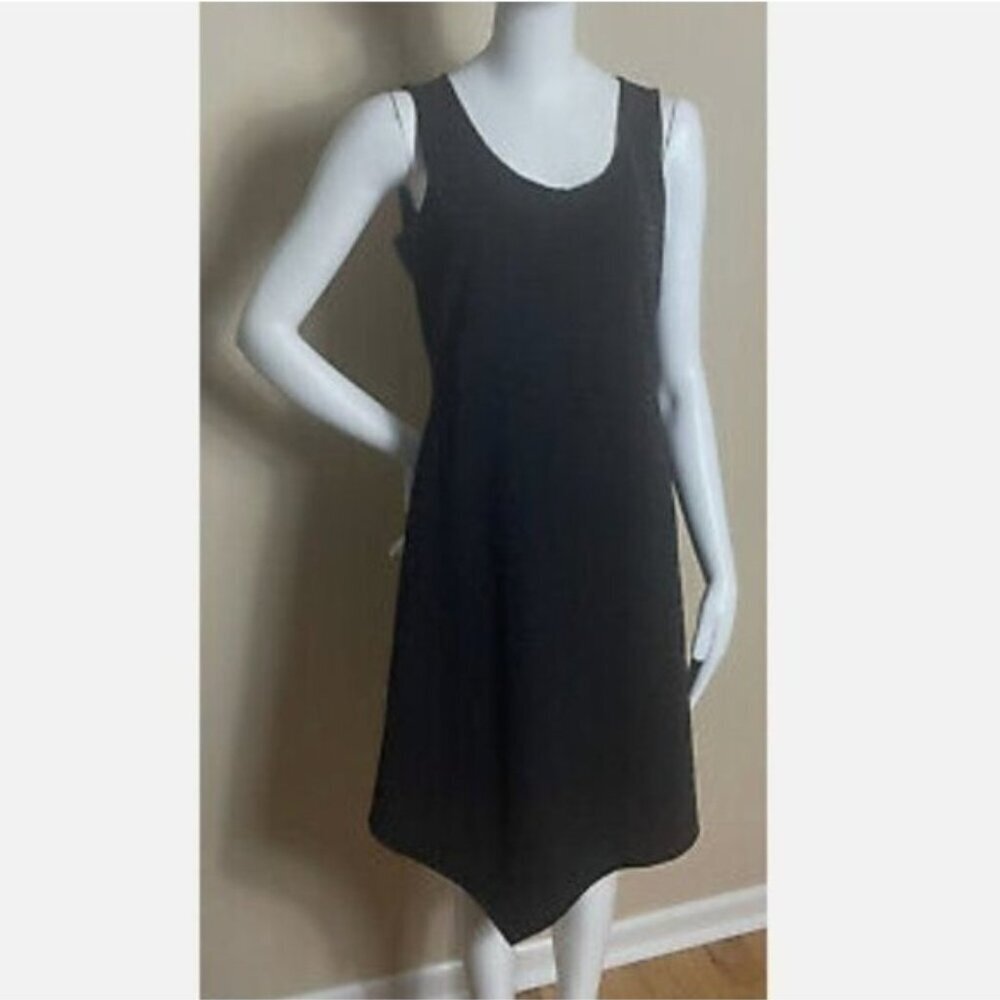 NWOT White House Black Market Asymmetrical Hem Stretch Shimmer Dress - Picture 8 of 9